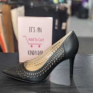 Unisa Blk Mini Cut Out Pumps